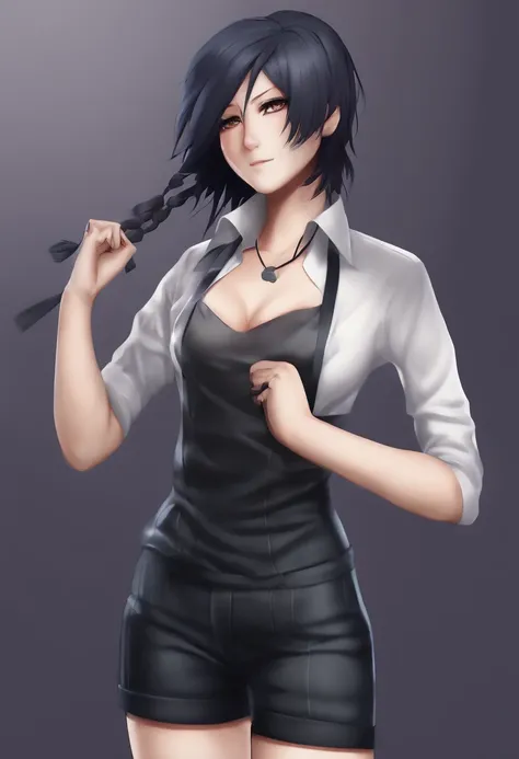 Mukuro Ikusaba from danganronpa, full body, perfect body