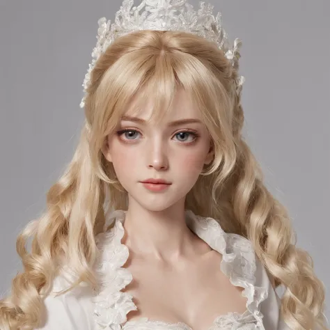 8K, Best Quality: 1.2), (Masterpiece: 1.37), (Photo, Photorealistic: 1.37), (Ultra High Res), wide angle shot showing entire model,  A feminized boy is dressed as a pretty girl with blonde hair and pigtails.  the boy has been made to look like a sissy girl...