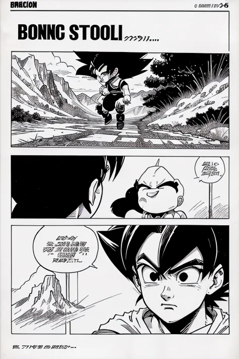 Dragon Ball manga，Comic storyboard