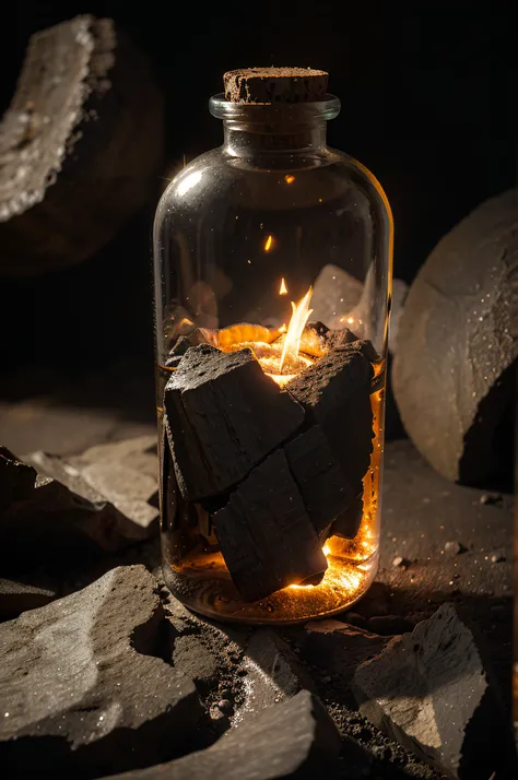 Lava in a bottle