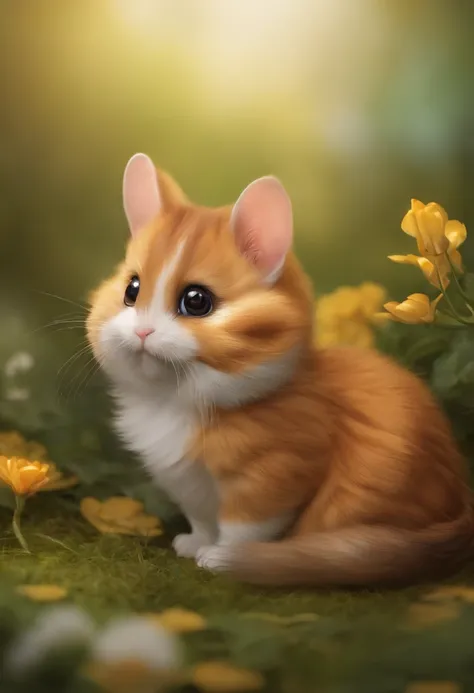 gato dos desenhos animados，cachorrinho，edgBunny，hamster