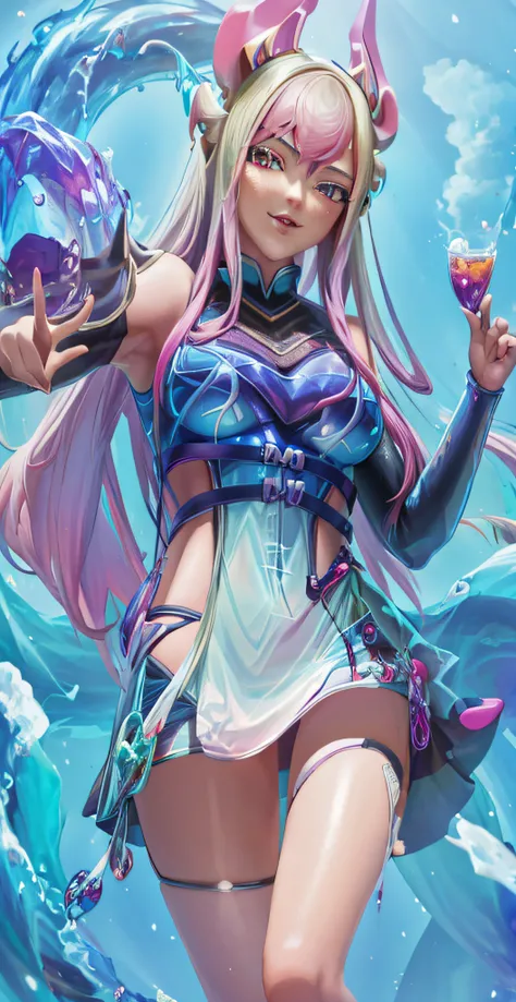 Anime girl with horns and horns in the forest, Ahri, portrait of ahri, Ahri de League of Legend, Extremely detailed artgerm, Art Germ on ArtStation Pixiv, ! Germ of the art of dreams, artgerm detailed, Style Artgerm, par Yang J, Artgerm et Atey Ghailan, Ar...