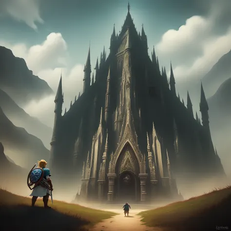 The legend of zelda boss dark fantasy style