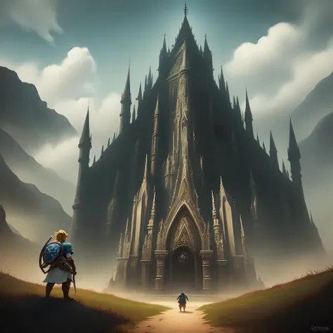 The legend of zelda boss dark fantasy style