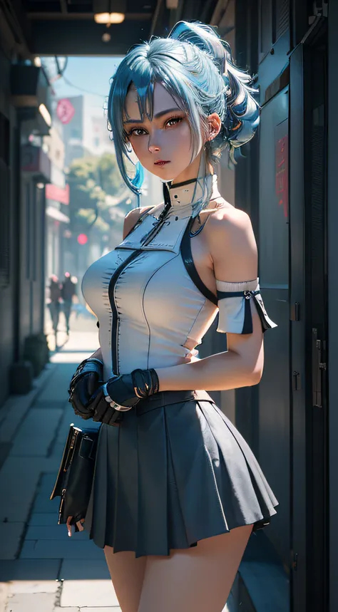 ((top-quality)), ((​masterpiece)), (detaileds:1.4), 。.。.3D, Beautiful Cyberpunk Woman Image,nffsw(HighDynamicRange),Ray traching,NVIDIA RTX,Hyper-Resolution,Unreal 5,Sub-surface scattering,PBR Texturing,Postprocess,Anisotropy Filtering,depth of fields,Maxi...