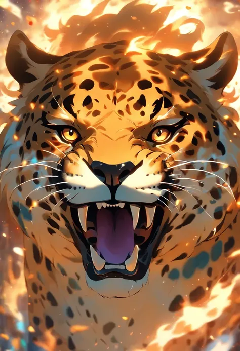 (((jaguar head)))best quality, ultra-high resolution, CG detalhado 4K, piece of master, Tezcatlipoca, Deus Maia, Jaguar, colar de espelho, Roupas Maias, Chest mirror, Mitologia maia, deserto, smoke billowing, ((corpo humanoide)) mexico, esthetic, Beautiful...