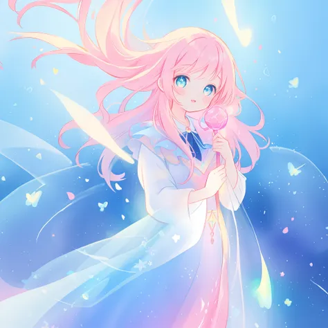 beautiful anime girl in colorful liquid dress, vibrant pastel colors, (colorful), magical lights, sparkling lines of light, inspired by Glen Keane, inspired by Lois van Baarle, disney art style, by Lois van Baarle, glowing aura around her, by Glen Keane, j...