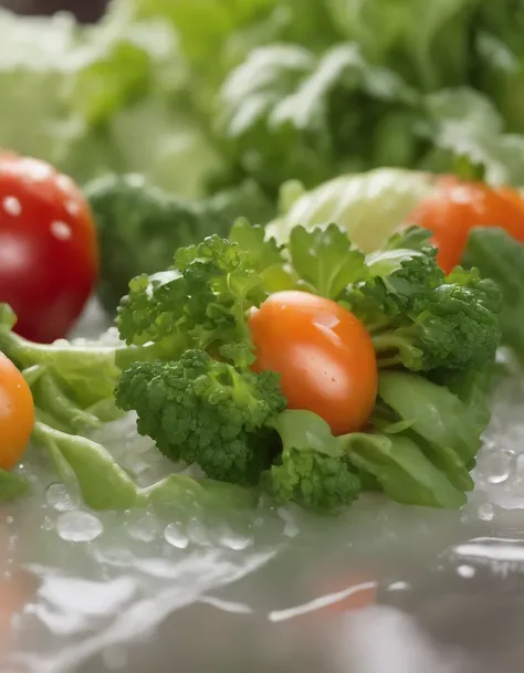 photo-like,realisitic,8K,veggies,appearance々Vegetables,Fresh,Water droplets,natural,