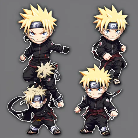 jujutsu kaisen Naruto chibi character