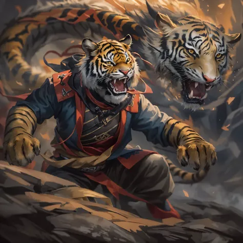 Night Tiger Demon 32K，Phoenix Immortal Demon Realm, Chance encounter with Liu Hanshu, He saw in him his former self, It was decided to take him as an apprentice, Teach him how to protect himself, But because of the Tibetan star map, Phoenix and the Liu fam...