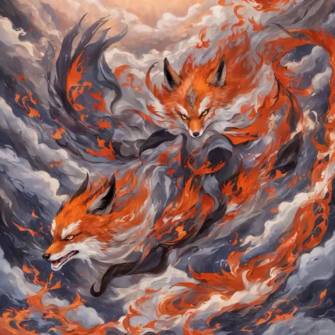 Nine-tailed fox 32K，Phoenix Immortal Demon Realm, Chance encounter with Liu Hanshu, He saw in him his former self, It was decided to take him as an apprentice, Teach him how to protect himself, But because of the Tibetan star map, Phoenix and the Liu famil...