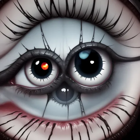 Creepy eyeball wallpaper