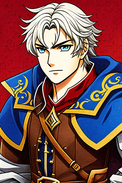 fire emblem 7, pixel, portrait, male,