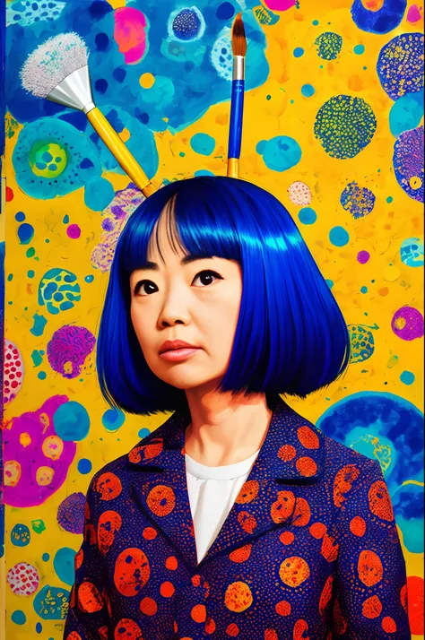 Yayoi kusama paintbrush