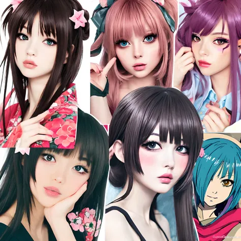 japanes、kawaii、Anime-style beauty、