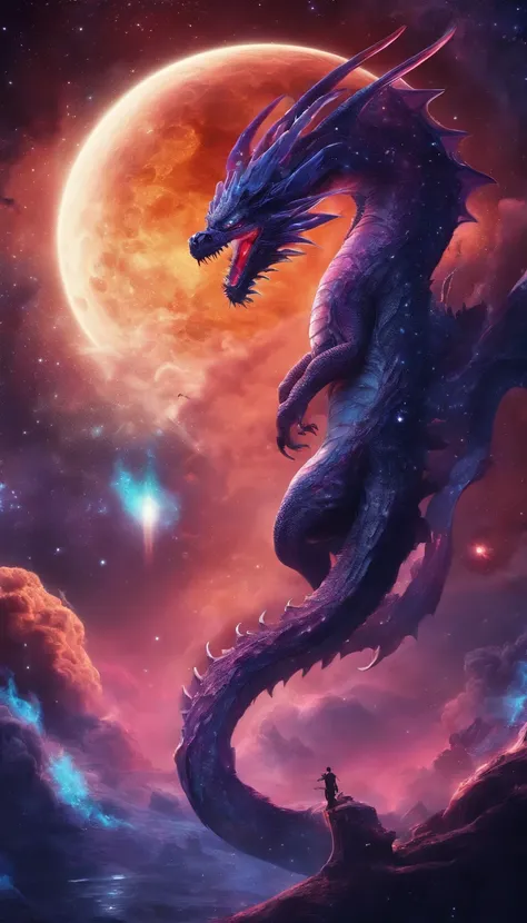 (Best quality,4K,High-res,Masterpiece:1.2),Extremely detailed,Gigantic,Western Dragon,Black Dragon,immensity,Ferocious creatures,Terrifying,Sharp scales,Vibrant colors,hot atmosphere,treasure,soaring through the sky,Overwhelming presence,Majestic wingspan,...