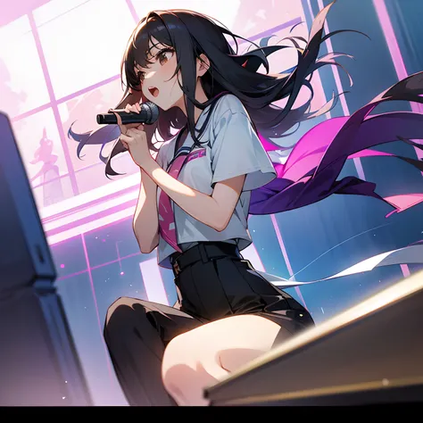 first name: Misaki Sato
age: Age18
feature: Beautiful voice、High singing ability
dream: To succeed in the world as a singer
interest: Pop Music、Music Production