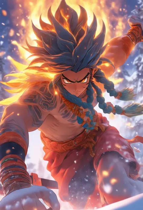 (((cian))) Snowboarding is slipping,Best Quality, Ultra-high resolution, 4K Detail CG, masutepiece,Lord Shiva,loimu, ,,Shiva mythology, ((Shivas Flame God)) Image of Shiva,aesthetics