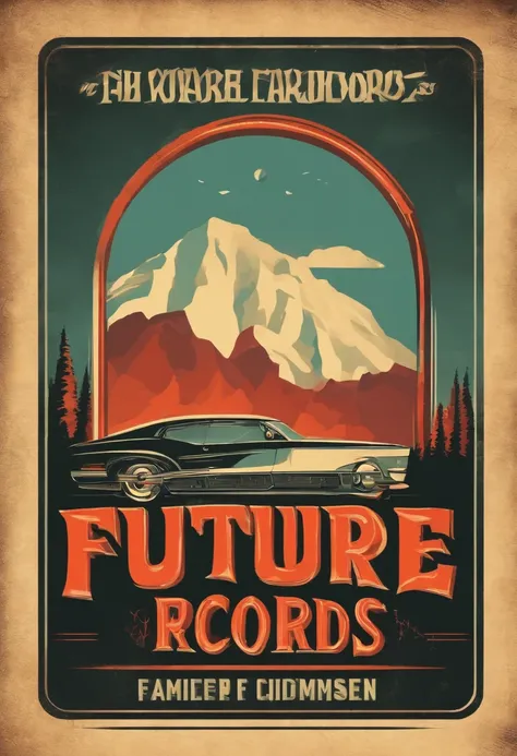 make a sign that says future records