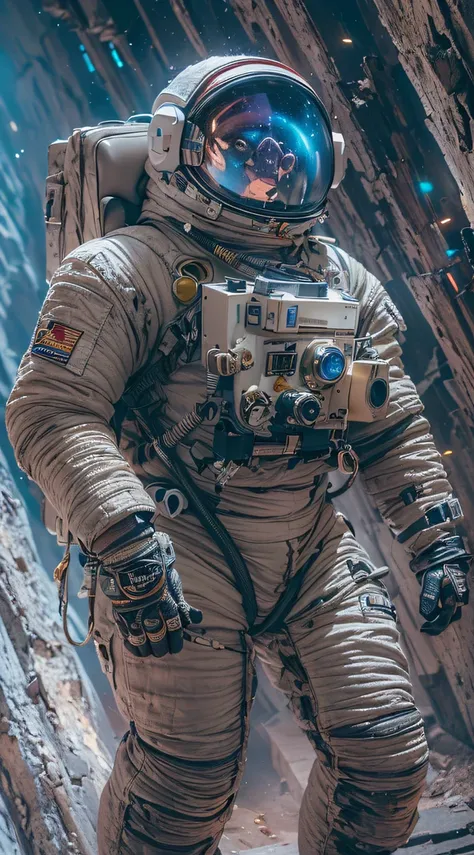 ((ultra real detailed.the astronaut) (masterpiece, top quality, best quality, offcial art, beauty and aesthetics: 1.2), very det...