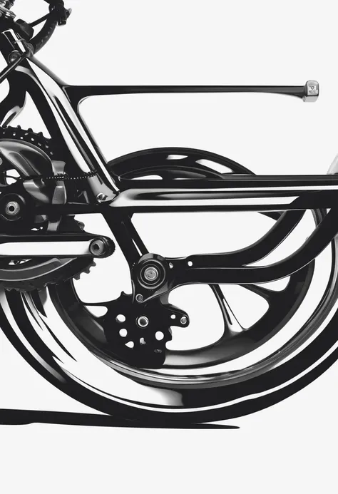 Icon of crossbike wheel in excellent quality black icon on white background modern minimalist excellent quality