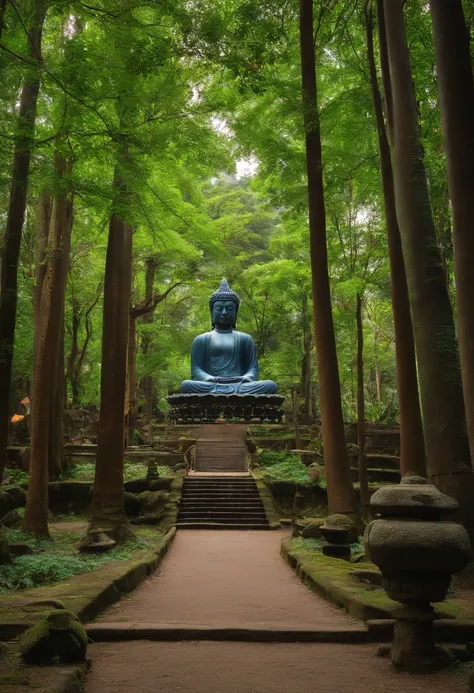 the woods、shrines、Big buddha