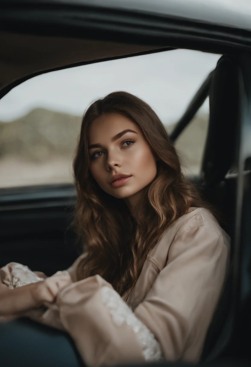 Femme aux cheveux longs assise dans une voiture, Pokimane, Portrait Sophie Mudd, 18 ans, Alexa Grace, Kailee Mandel, Anna Nikonova alias Newmilky, 1 6 ans, Fille de 19 ans, bonne jeune fille, Belle fille, Angelina Stroganova, 21 ans, 2 2 ans