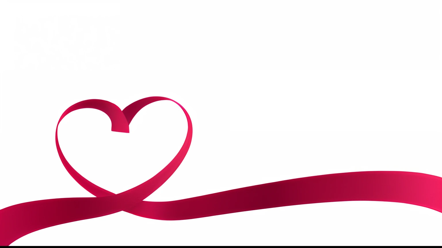 A closeup of a red ribbon with a heart on it, Red ribbon, fita, foto de alta qualidade, Heart, Directed by: Gavin Hamilton, hearts symbol, com um fundo branco, red hearts, Directed by: Julian Allen, logotipo sem texto, : :, forming a heart with the neck, f...