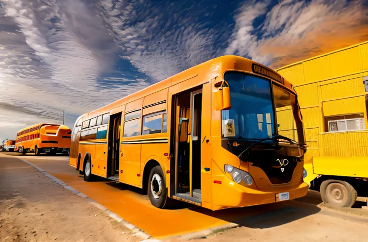 Yellow bus on top and orange on bottom, ( ( ( Buses in BOA VISTA RORAIMA, Autocarros, Ôniônibus public ) ) ), HD, full details, full HD