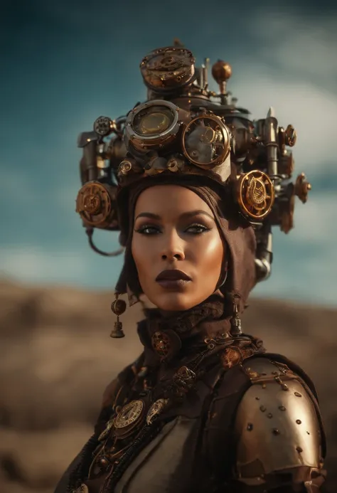 Steam robot Detailed cinematic footage, steampunk digital art, bigstudiovfx, still image from tv series, Anthropomorphic female, Featured on Vimeo, Models Yasuke 5 0 0 px, Robert Köhler, interconnected human lifeforms, Shot with anamorphic lenses