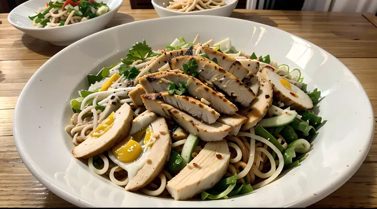 Salada de Frango Chinesa Ramen