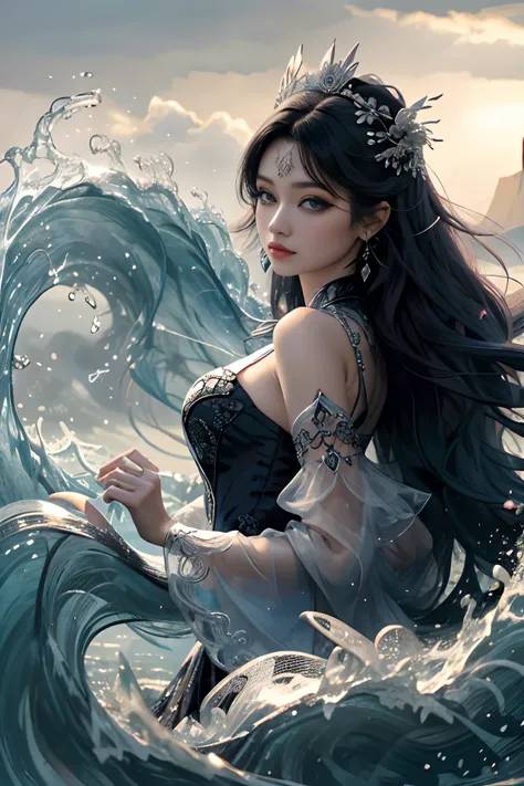 (melhor qualidade), ((master part)), (high resolution), Original, (Papel de parede 8k muito detalhado), Superexposta, 1girl, (medium tits), (extremamente delicado e bonito), (Beautiful and detailed eye description), (Beautiful and detailed facial depiction...