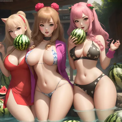 watermelons　games　sexypose　girl with　gals　PC switch