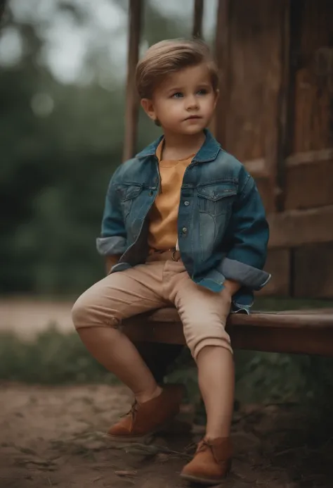 boy dressing in girls clothes, full body, hyper-realistic photography.