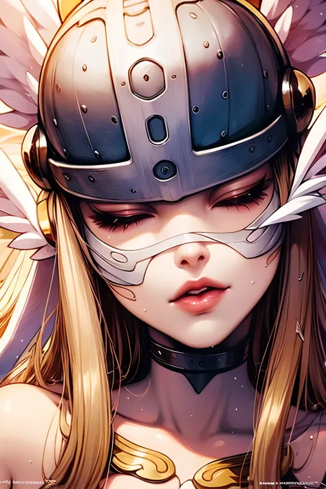 angewomon,1girll，face closeups