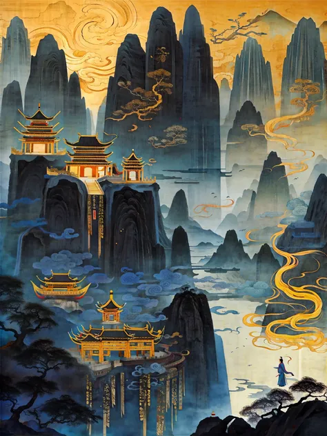 Chinese landscape,