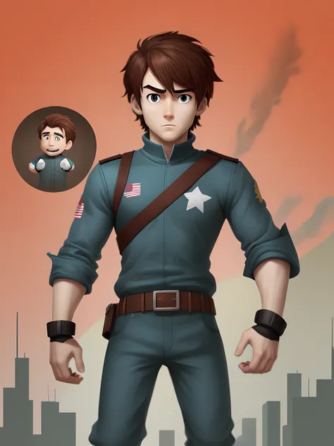 an animated character，United States，Protagonist star