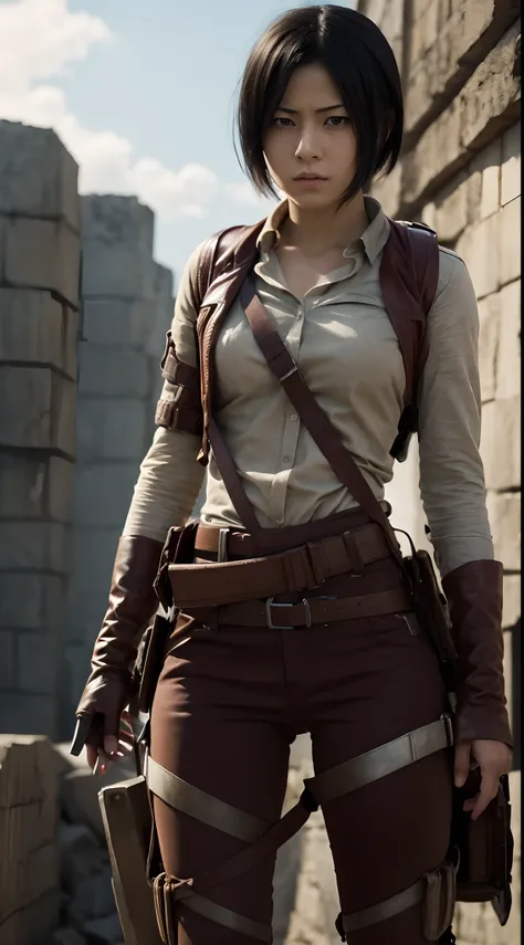 Mikasa from "Attack on Titan"