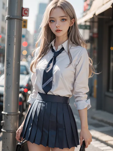 Realistic, Photorealistic: 1.37, masutepiece, Colorful, finedetail, Beautiful skin, Fair skin, A woman who is, (Beautiful Nordic girl at 18 years old: 1.1), (Western Look), hyper HD, bright expression、(8K, RAW photo, Best quality, masutepiece: 1.2), (Reali...