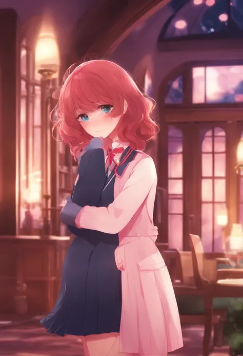 Sayori de doki doki literature club sentada