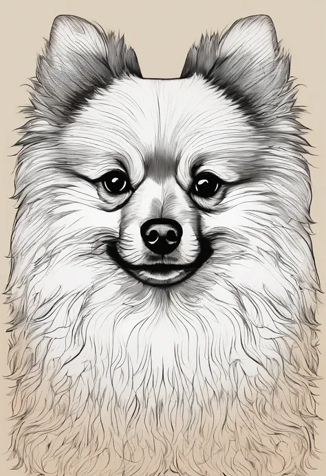 A Pomeranian dog with a lot of coat and color