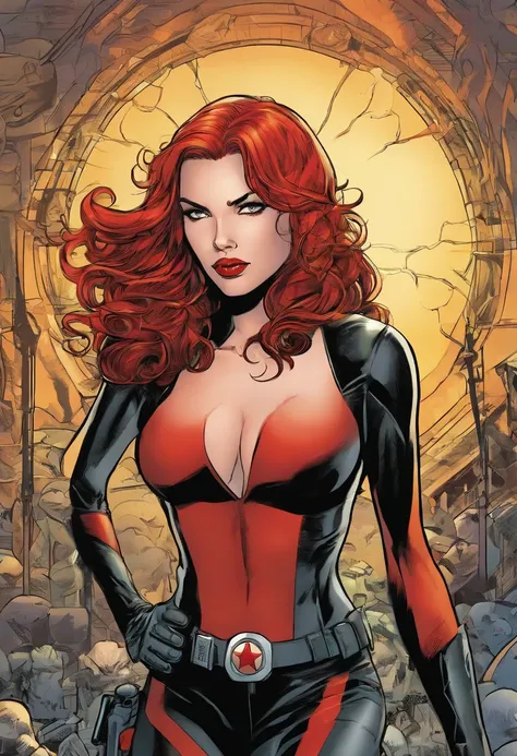 Black Widow, hot, naked