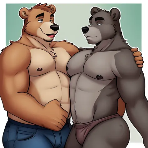 Son gets  by dad. Furry bear. Sexy. Gay furry .