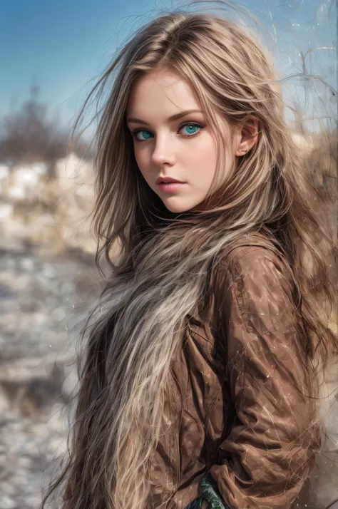 beautiful german girl, green eyes