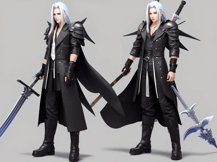 Sephiroth dressed in Dededes clothes