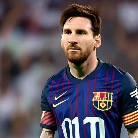 Lionel messi com a camisa do Corinthians imagem real