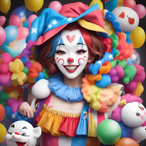 Korean birthday clown