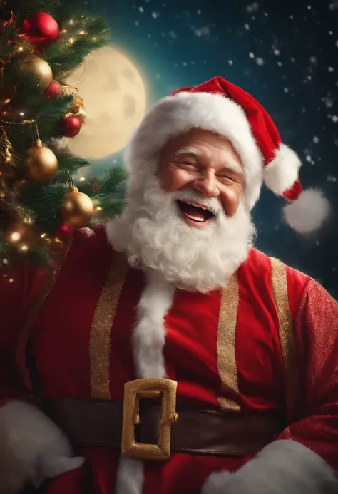 Laughing Santa Claus