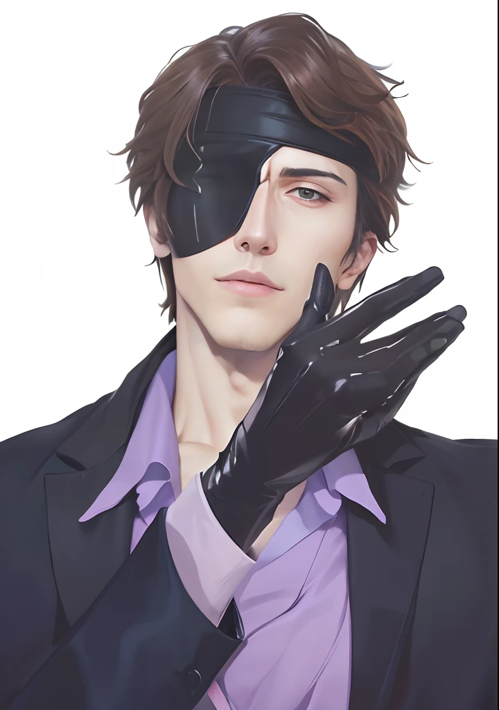 Hyperrealistic version of  Sosuke Aizen, hyperdetailled, hyperrealistic