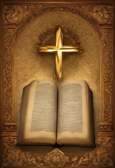 "Por favor, create a high-definition image of the Holy Bible that captures the reverence and spiritual significance of this holy book. The image should convey the historical and religious importance of the Bible, apresentando-a de forma digna e respeitosa....